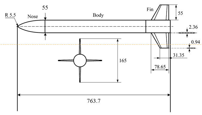 N1G Missile Geometry Specification
